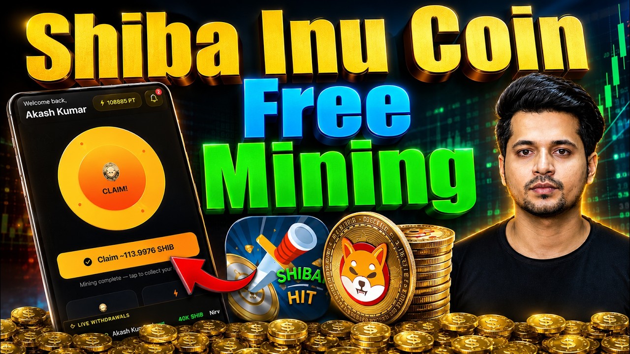 Shiba Inu Mining App 2026 🚀 | Free SHIB Coin Mining App | Play To Earn Shiba Inu Coin