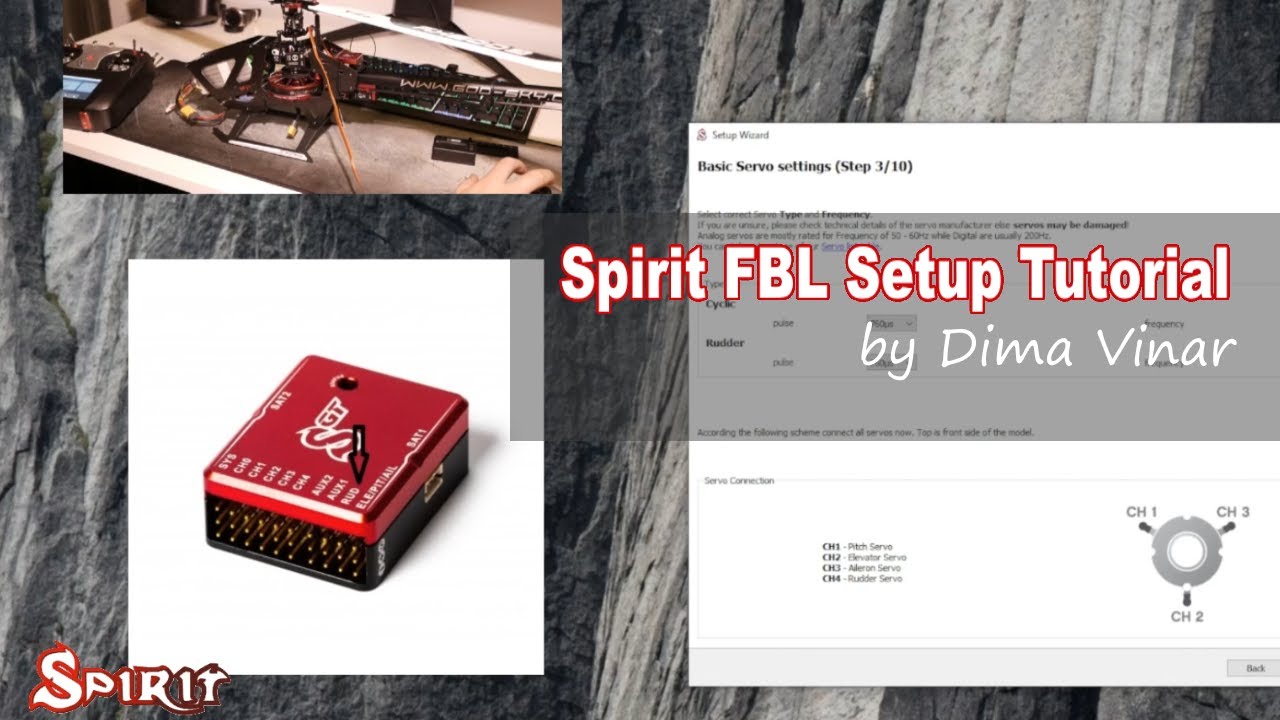 Spirit FBL Setup Tutorial by Dima Vinar!!