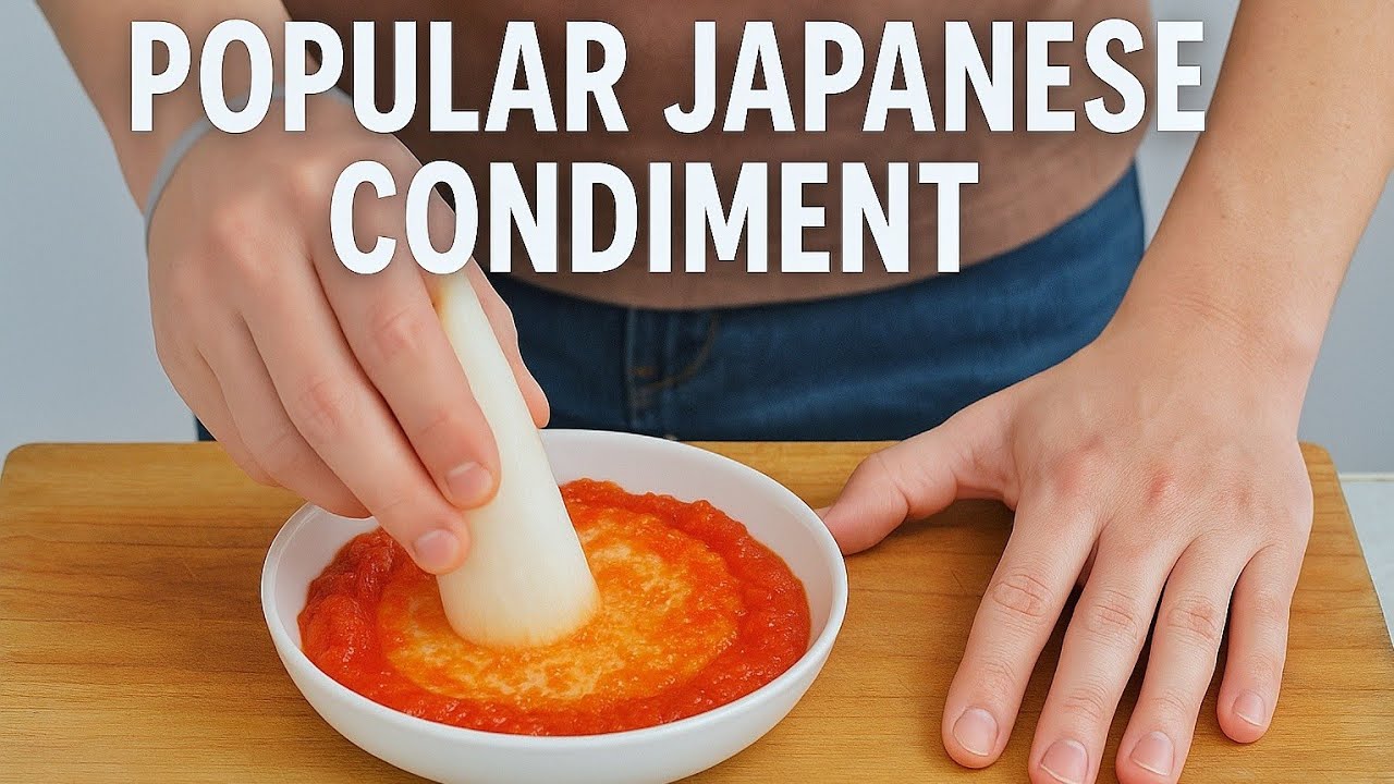 How to Make Momiji Oroshi｜Spicy Daikon & Chili Radish Condiment for Hot Pot & Sashimi