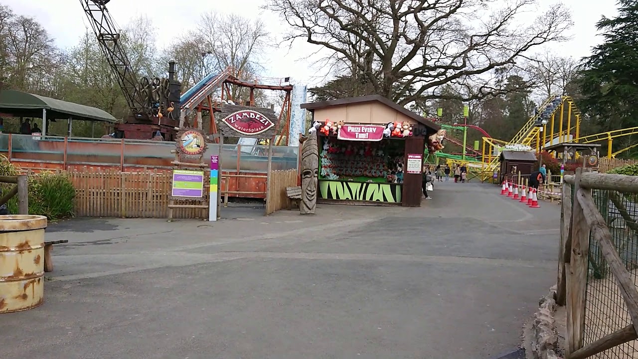 Walking Around West Midlands Safari Park Theme Park