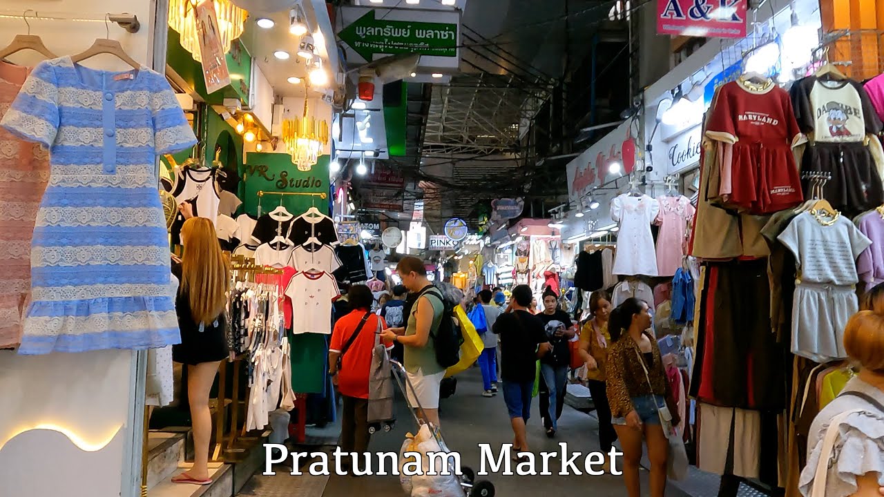 Discover Bangkok Pratunam Market - 4K Video -