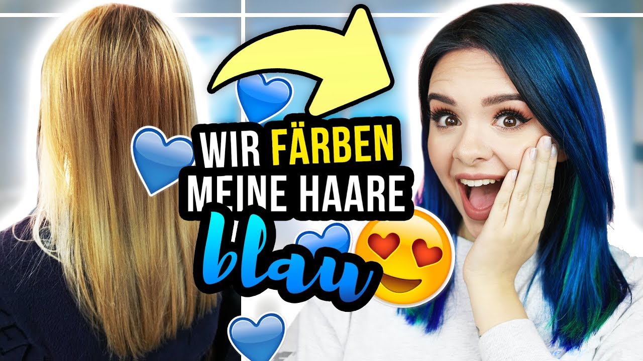 Es ist so weit... wir färben meine Haare BLAU!! 💙