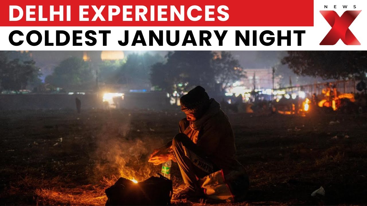 Delhi Coldwave: Delhi Records Coldest January Night in 2 Years; Fog, Weather Disruptions Hit Cities