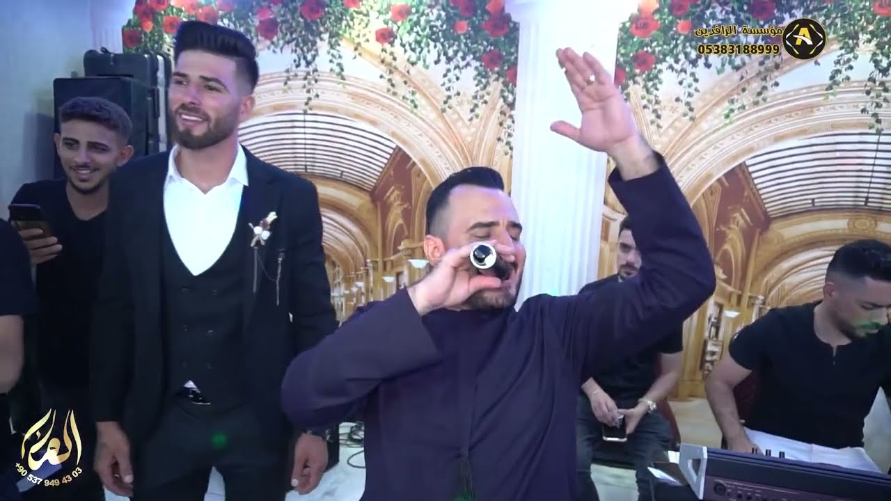 افراح عشيرة البوسبيع💥العريس بشار 💥الفنان عمار الرسام مؤسسة الرافدين جزء 3