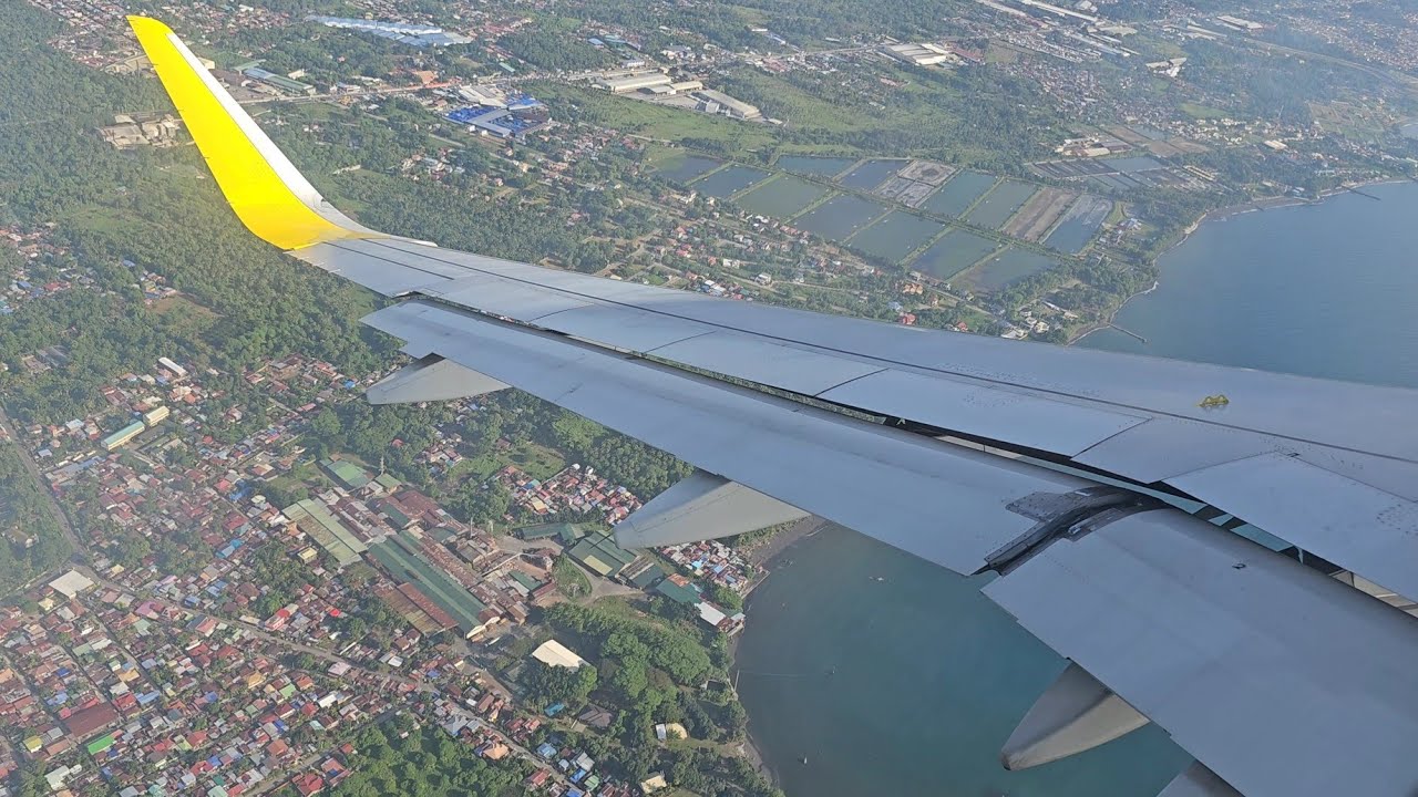 Cebu Pacific Flight 5J 597 Landing In Davao , Philippines.