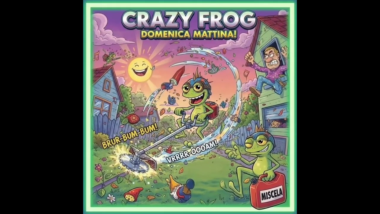 Crazy Frog (Il Decespugliatore) – [CANTA E RIDI] Eurodance 2000s Techno-Pop Parodia 🚜 #viral #perte