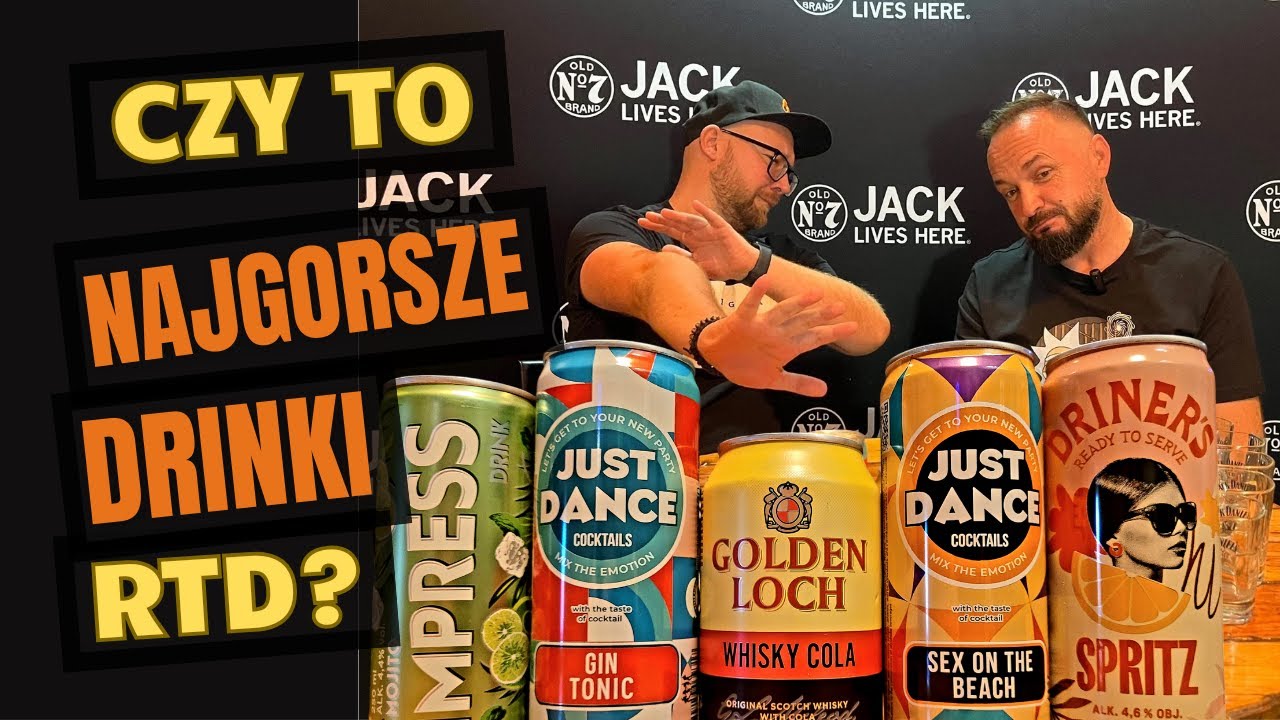 Barmani Sprawdzają Których z Tych 5 Drinków Nie Kupować? Test RTD Vlog #34