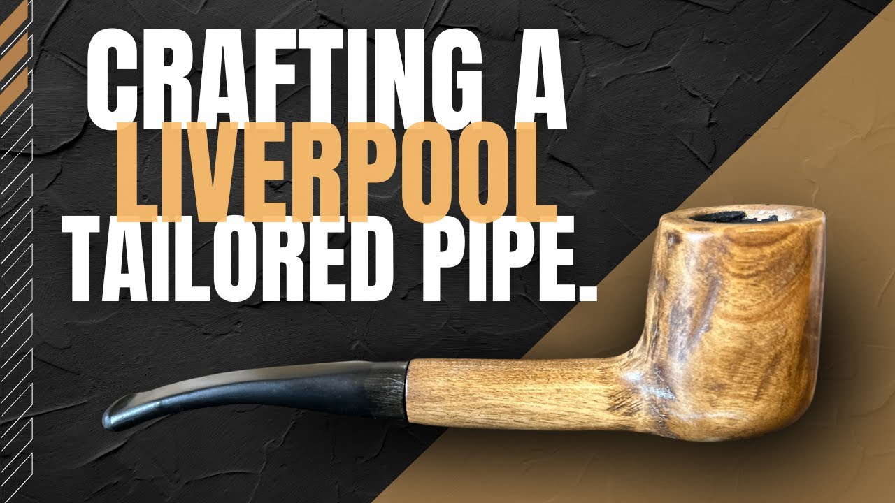 Hand Crafting a Tailored Pipe - Olive Wood Liverpool