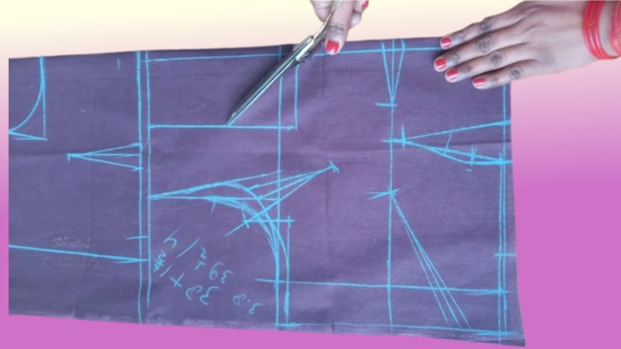 Beginners के लिए 4 Tak Blouse Cutting ||Full Measurement के साथ 😍 ✂️
