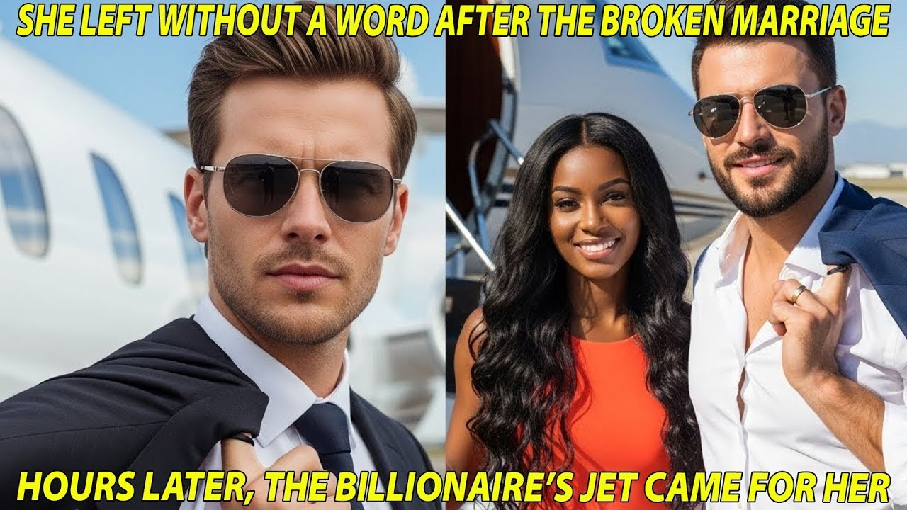 SHE LEFT AFTER A BROKEN MARRIAGE WITHOUT A WORD — HOURS LATER, THE BILLIONAIRE’S JET CAME FOR HER