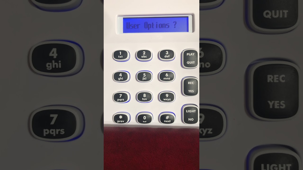 How to change the user code on a Hkc alarm