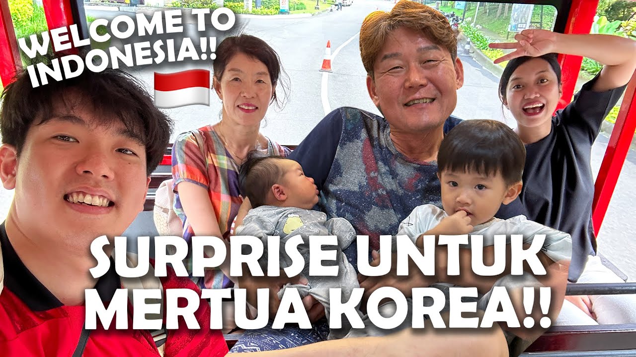 SURPRISE UNTUK KAKEK NENEK KOREA !! TERIMA KASIH SUDAH DATANG KE INDONESIA 🇮🇩 ❤️