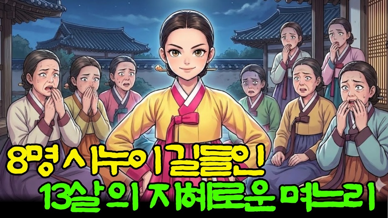 혼례날 꽃가마에서 내리자마자 마주친 시누이만 8명, 13살 지혜로운 며느리의 기막힌 반전ㅣ야담 ㅣ 민담 ㅣ 옛날이야기 ㅣ 야담요지경 ㅣ