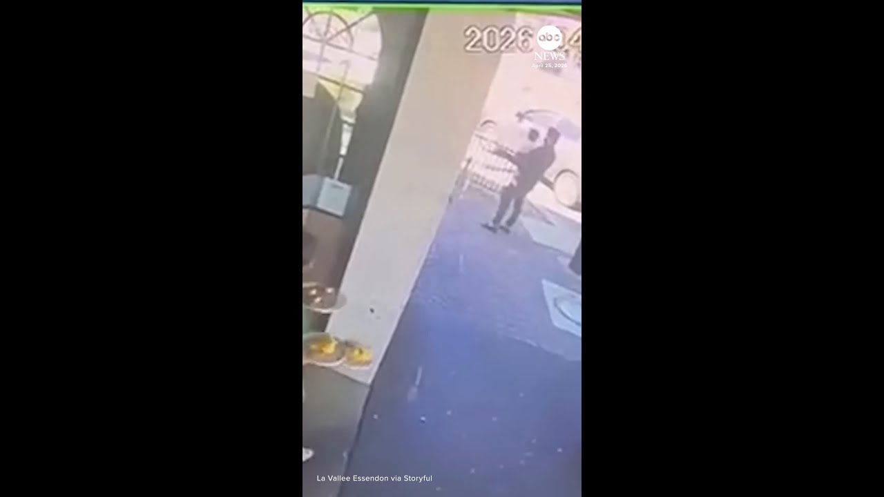 CCTV footage captures shocking attack on waitress at work