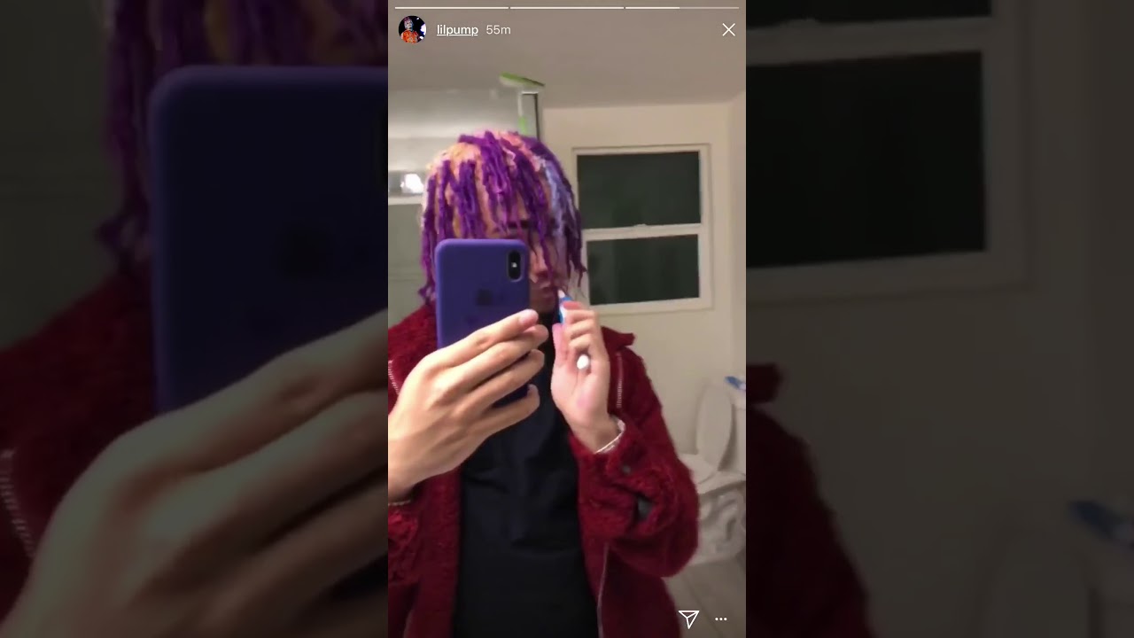 Lil pump Dyed his hair 🤔