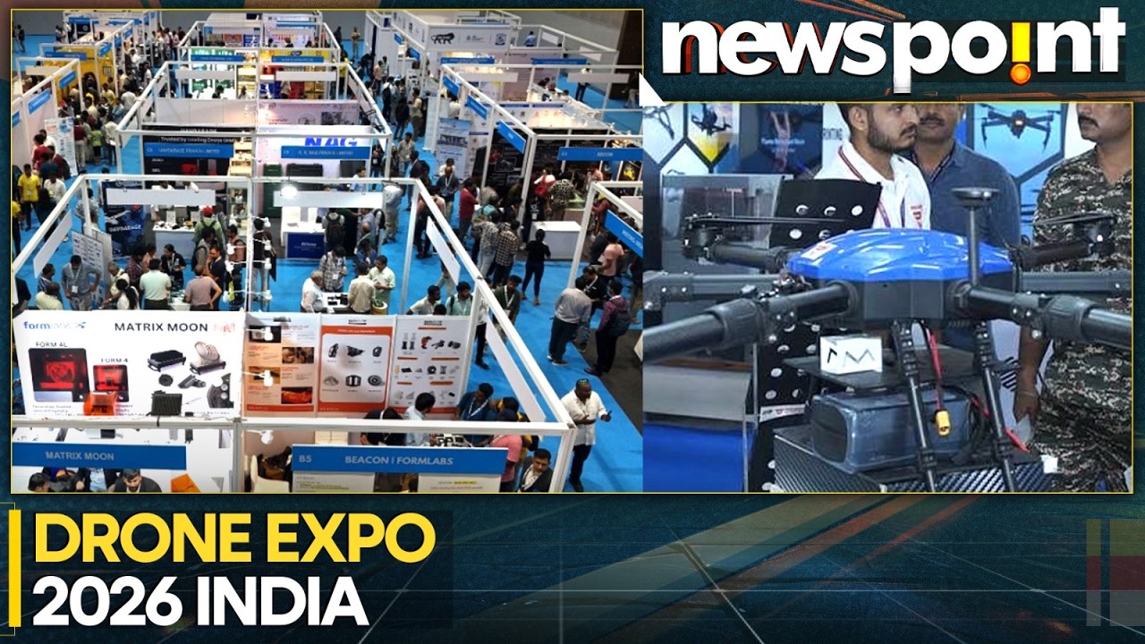 India's Drone Industry Showcases AI, Defence And Counter-drone Technologies At New Delhi Expo