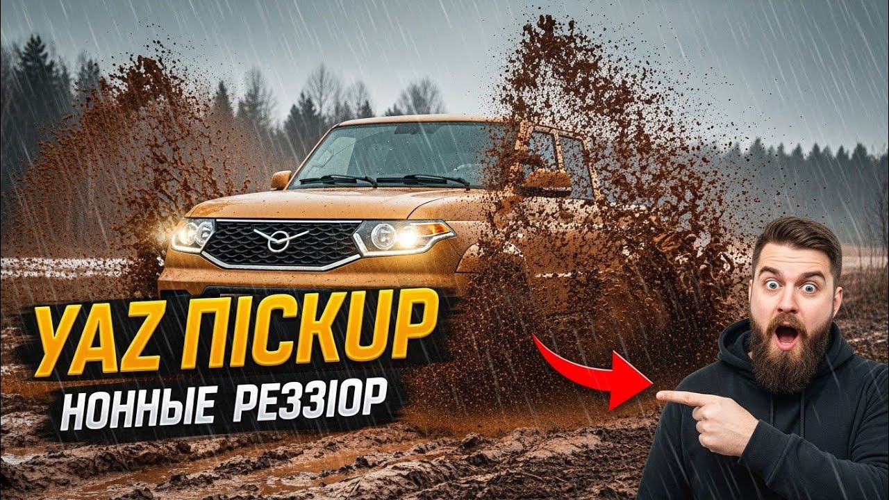 TITLEUAZ Pickup 2025 — честный обзор русского пикапа | Проходимость, грязь, бездорожье