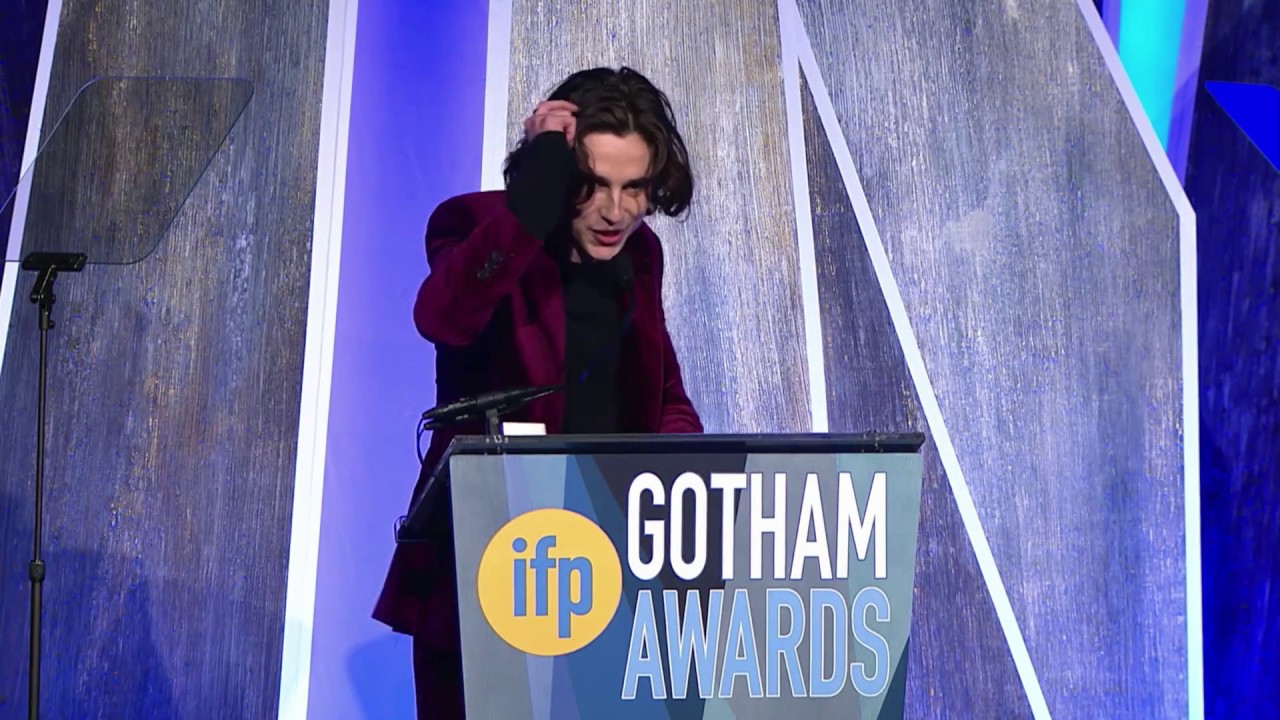 Timothée Chalamet: Breakthrough Actor for 'Call Me By Your Name' | 27th Annual Gotham Film Awards