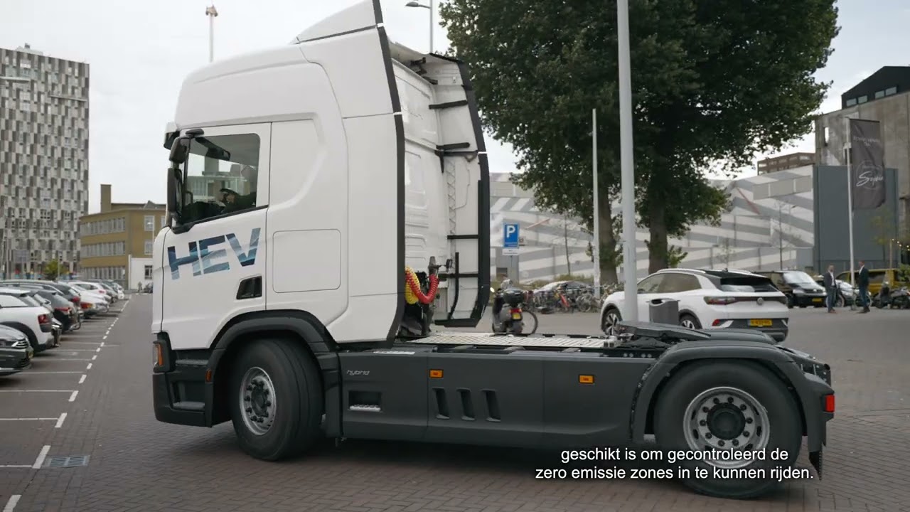 Topsector Logistiek en Scania in proeftuin hybride vrachtwagens