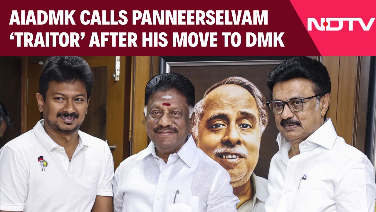 Tamil Nadu Elections | AIADMK Calls Panneerselvam A 'Traitor' After His Move To DMK