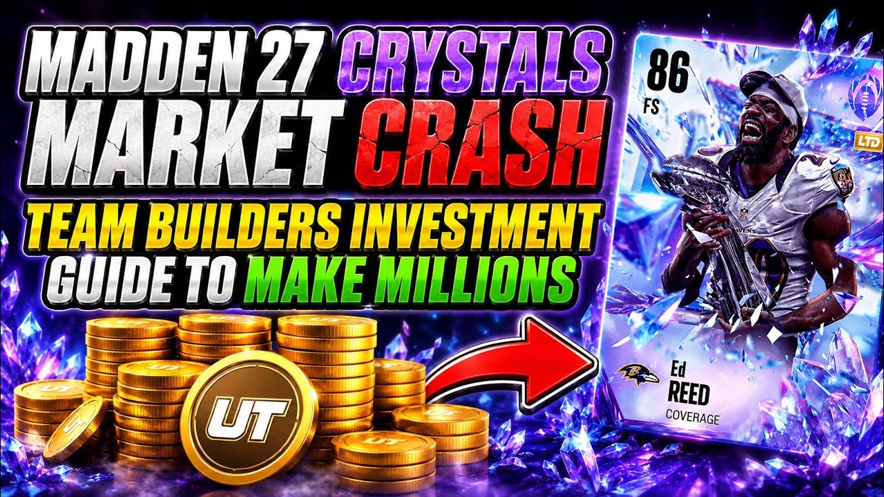 CRYSTAL MARKET CRASH INCOMING! INVESTMENT GUIDE TO MAKE MILLIONS OF COINS! MADDEN 27 ULTIMATE TEAM!