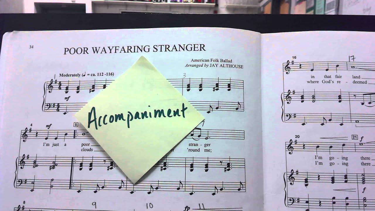 Poor Wayfaring Stranger high key accompaniment