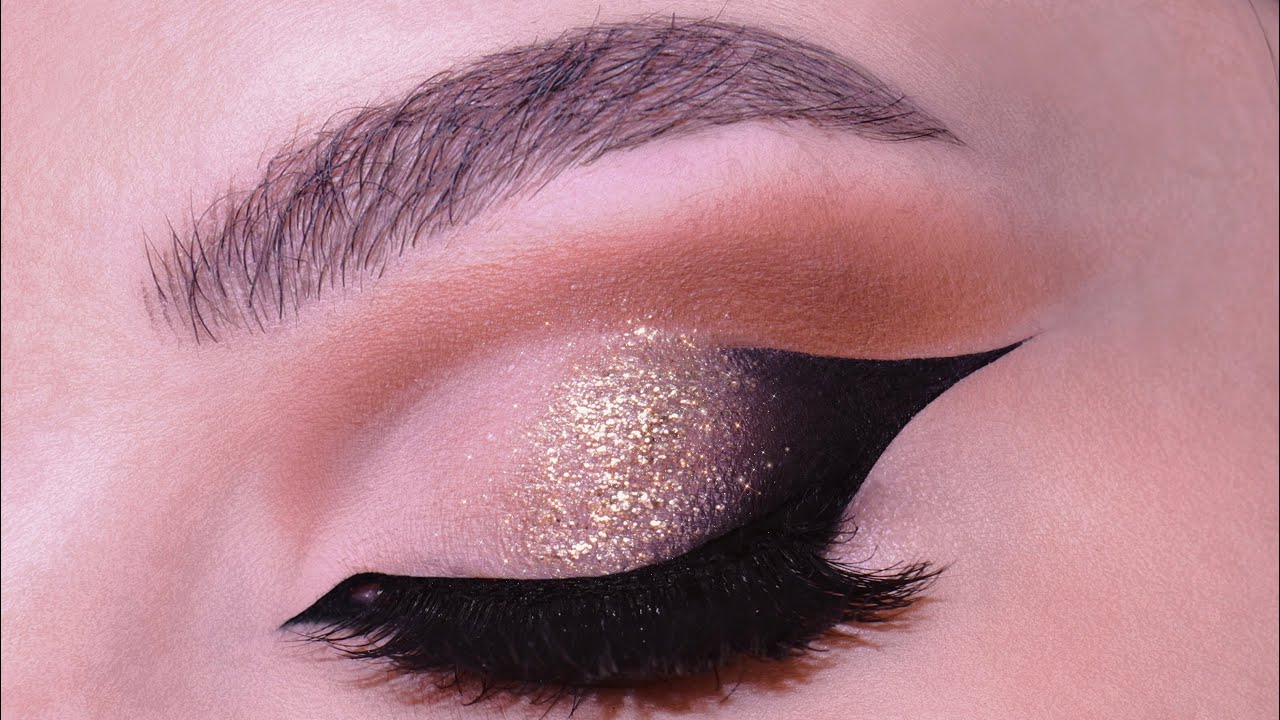 ✨ Dramatic Eyes With Gold Glitter For Holiday’s Makeup Tutorial 2022✨ | Melissa Samways