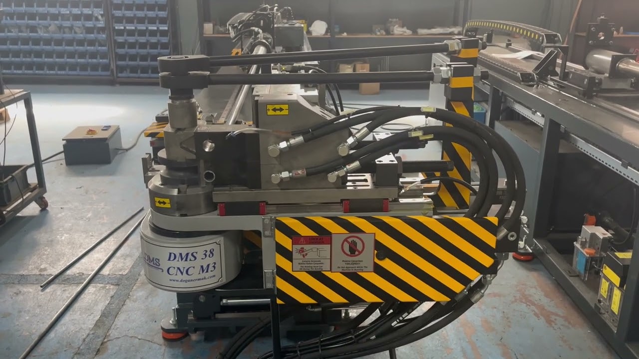 DMS 38 CNC M3 BORU BÜKME MAKİNESİ / DMS 38 CNC M3 TUBE BENDING MACHINE - Kesmeli / With Cutting