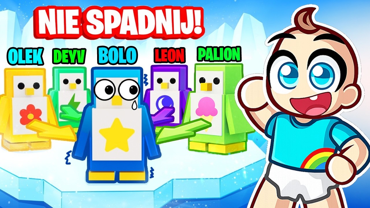 GRAMY w ROBLOX PINGWIN KNOCKOUT Z PALIONOWEM!
