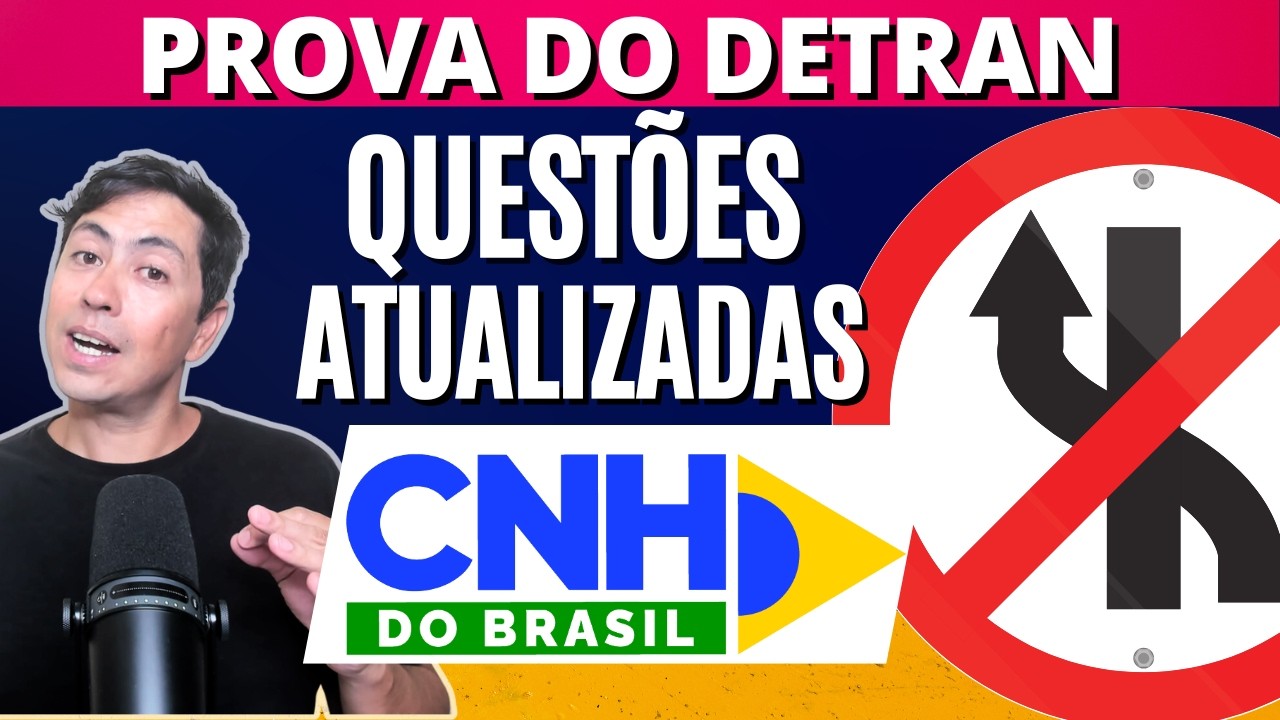 Prova Te&oacute;rica do Detran 2026 &ndash; 30 QUEST&Otilde;ES BEM COBRADAS NAS PROVAS DE TODO BRASIL! EXAME DETRAN 2026