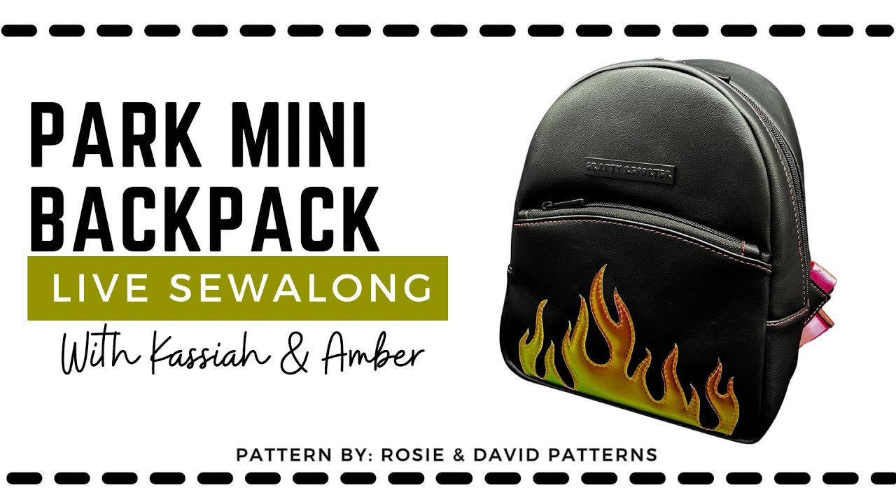 No Longer Live: Let's Sew a Park Mini Backpack by Rosie & David Patterns