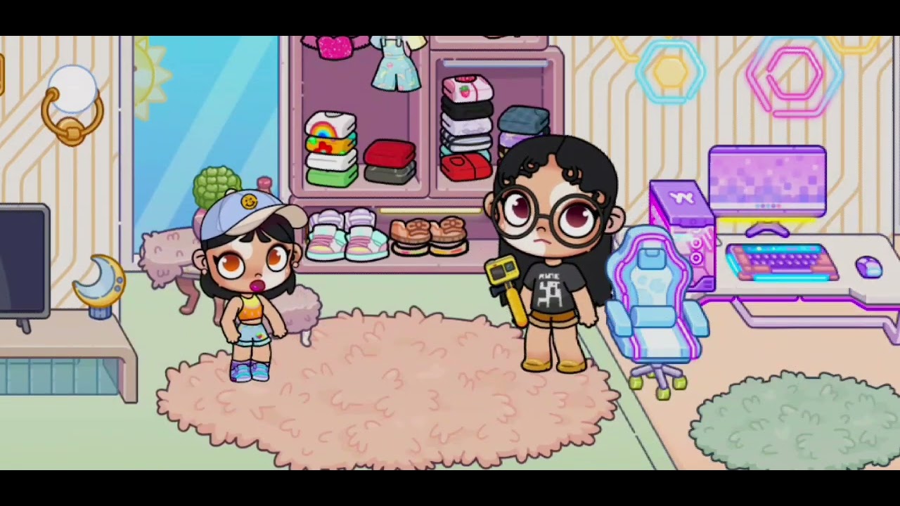 A JU FINALMENTE CONHECEU O QUARTO DELA!! * ela gostou??
