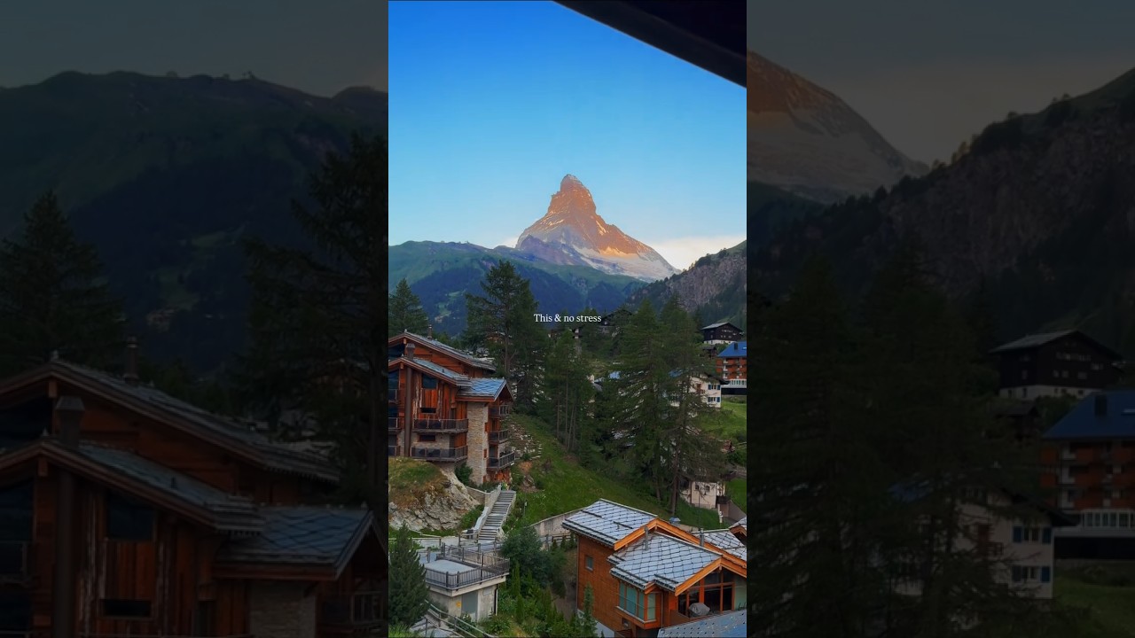 Waking up in a literal postcard. ✨🇨🇭Zermatt