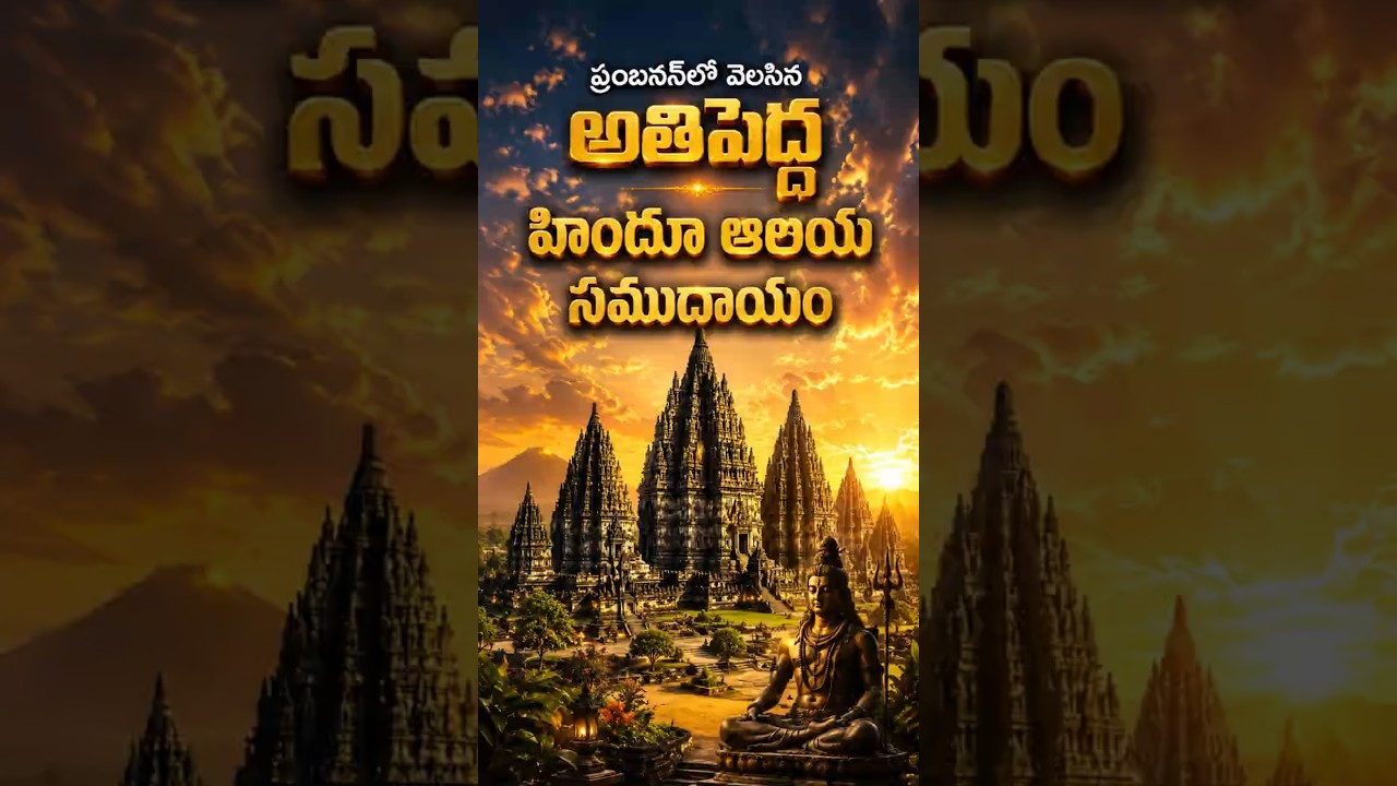 ప్రంబనన్&zwnj;లో వెలసిన అతిపెద్ద హిందూ ఆలయ సముదాయం#Prambanan #Indonesia #PMModi