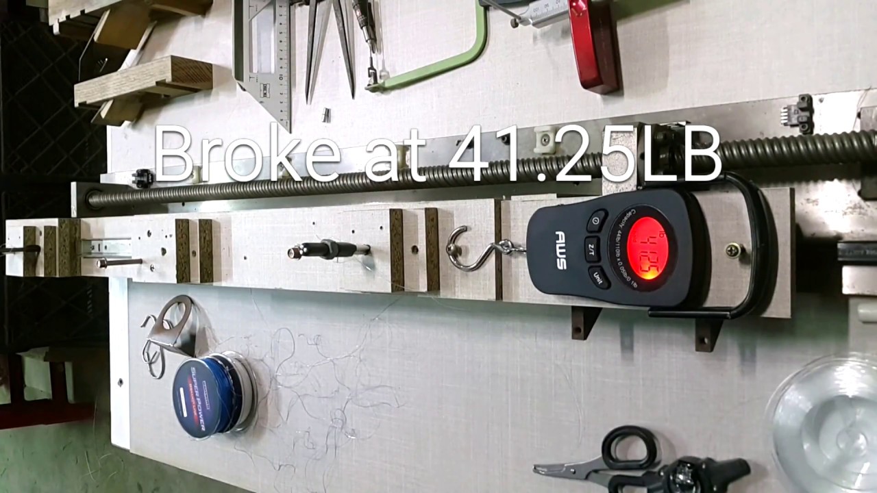 Kastking Super Power braid 15LB, 20LB and Mono 30LB strength Test | 합사 강도 테스트