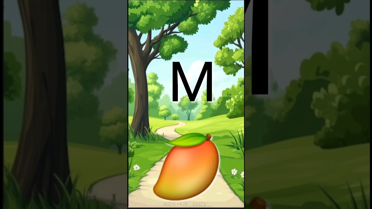 M for Mango | Alphabet M | Kids Video @KIDSHUB-KHTV
