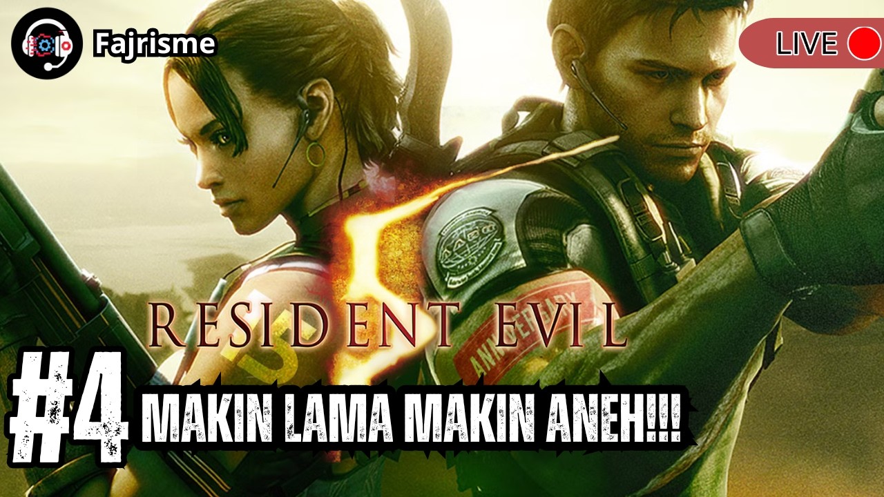 [🔴] KEANEHAN DEMI KEANEHAN TERUS TERJADI!!! - Live Resident Evil 5 #mediashareon