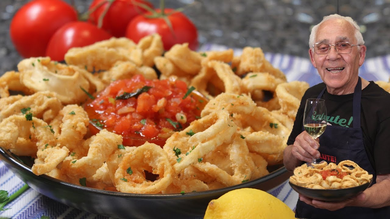 Рецепт жареных кальмаров