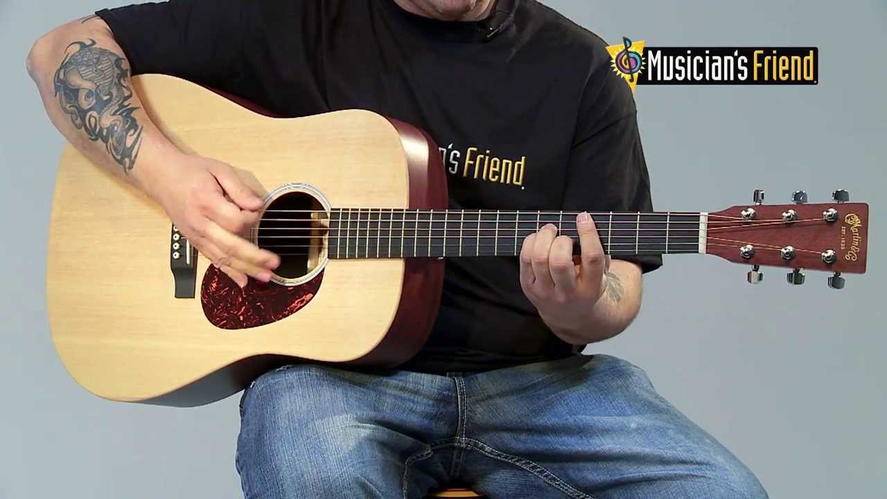Martin X Series Custom DX1AE Acoustic-Electric Guitar