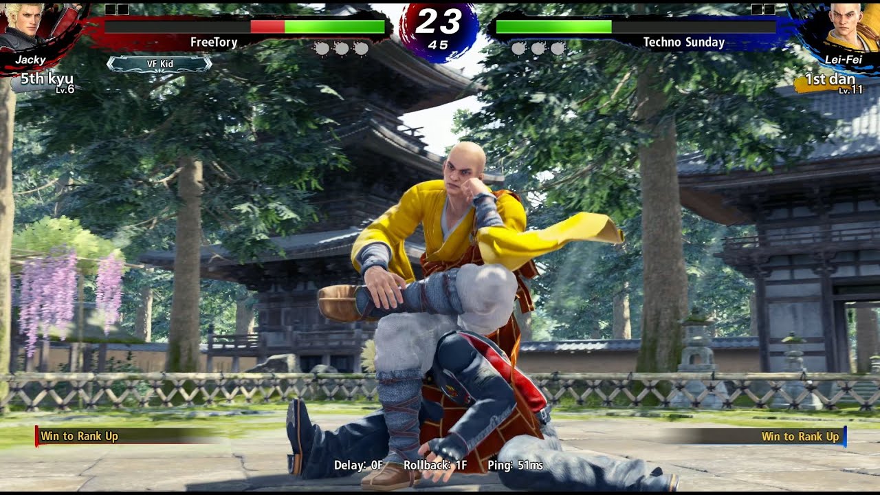 Virtua Fighter 5 REVO Open Beta - Lei Fei Matches 1