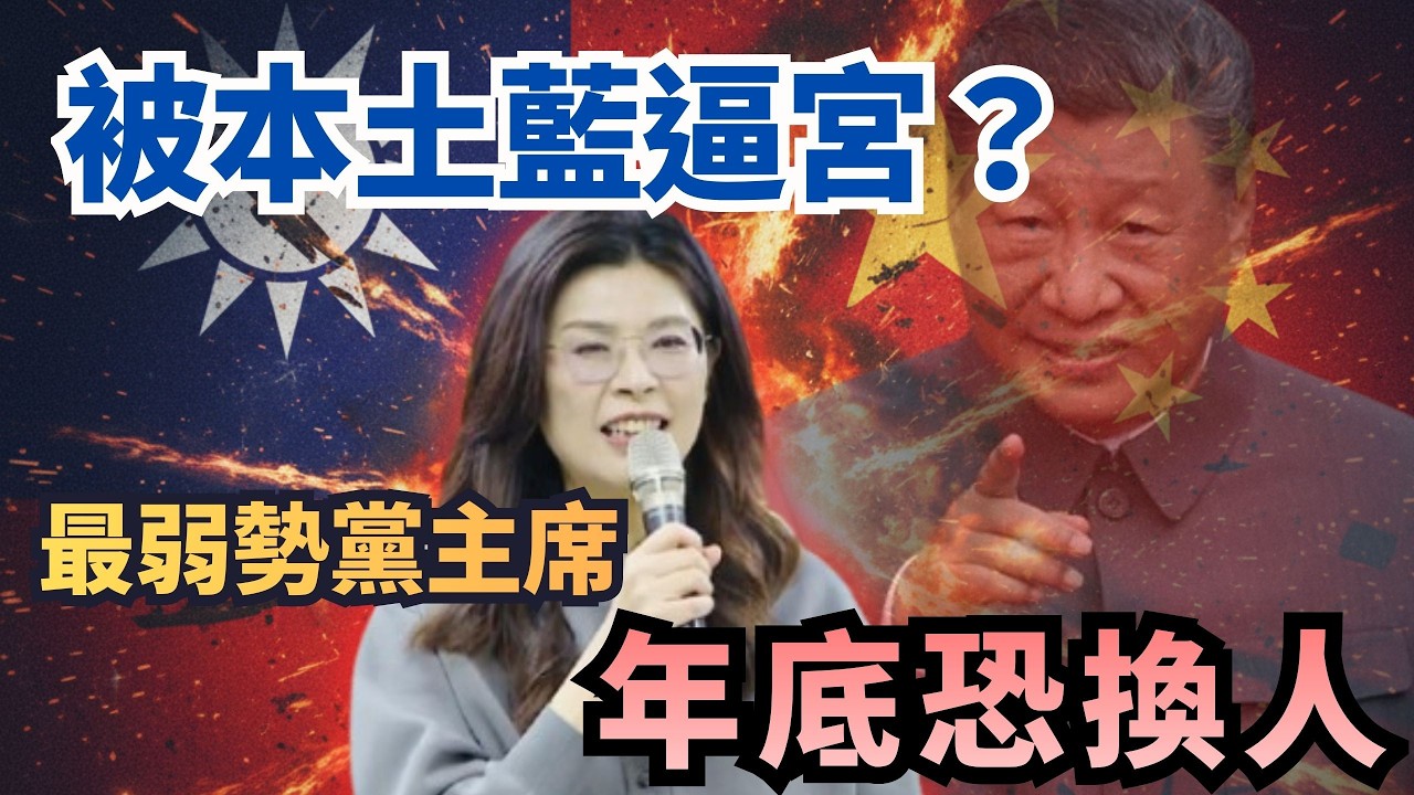鄭麗文被本土藍逼宮？最弱勢黨主席