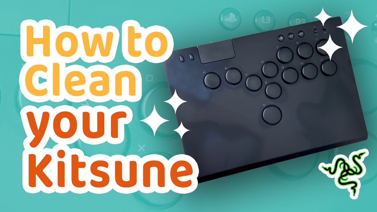 The Best Way to Clean Up Your Inputs? Razer Kitsune Leverless Cleaning Guide