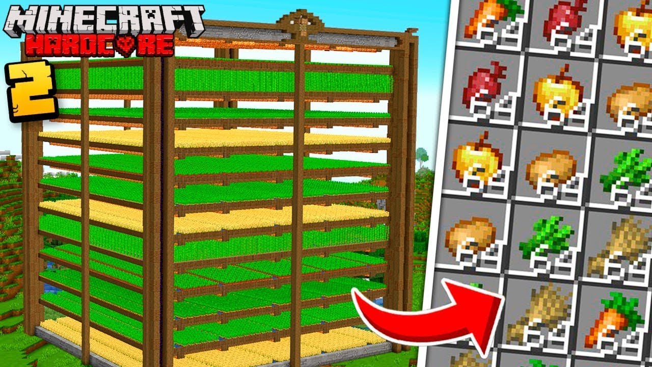 Ich habe die BESTE FARM in Minecraft Hardcore gebaut!