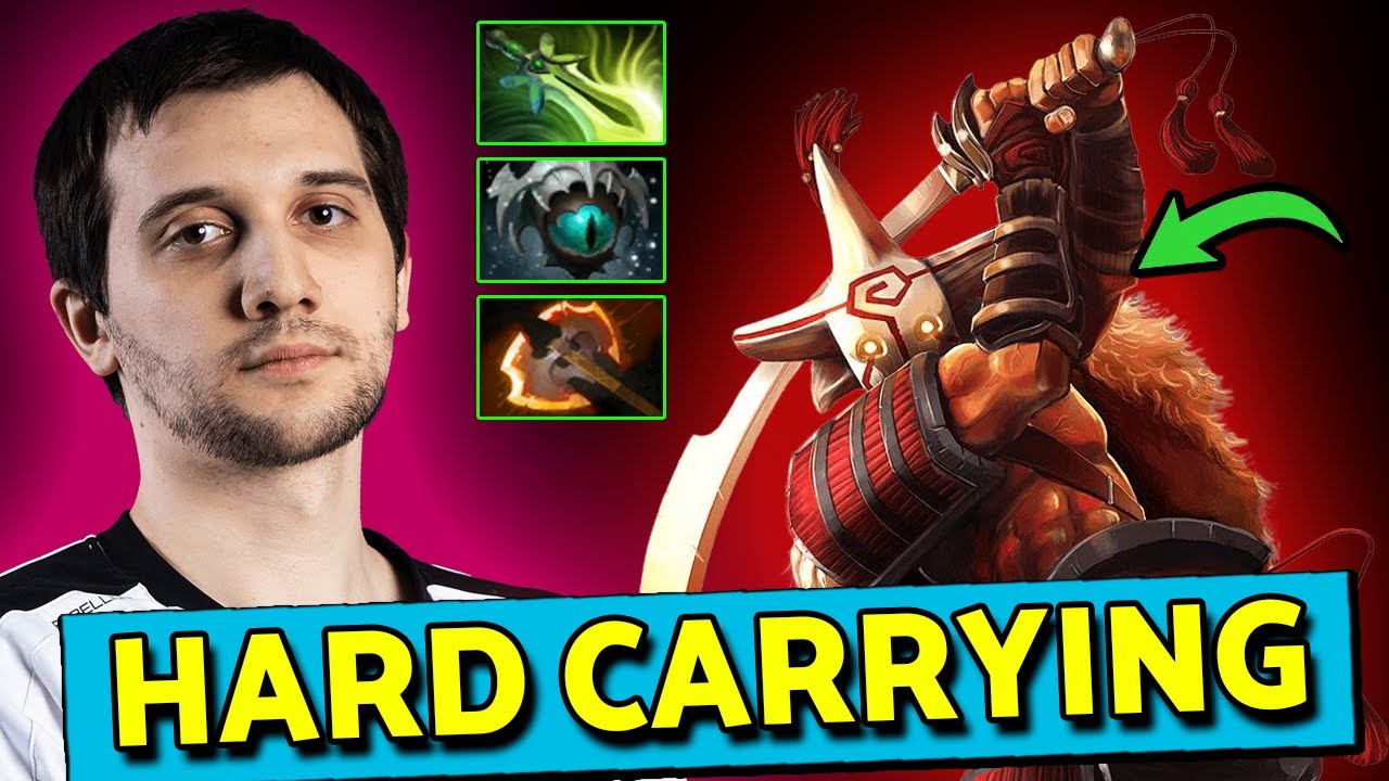 Was Arteezy's Juggernaut Carried in this GAME??