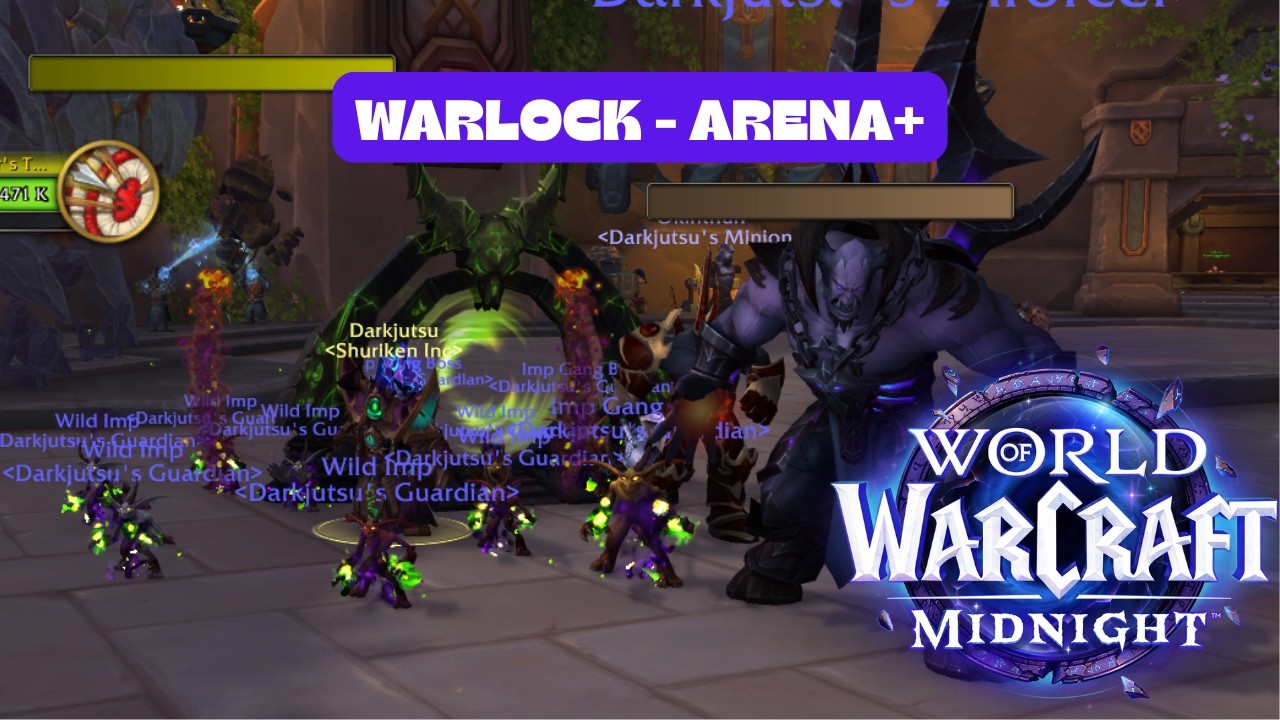 Warlock Arena/Shadow Priest 3v3 PVP - Pre-Patch = 2/21/26 4k Stream -