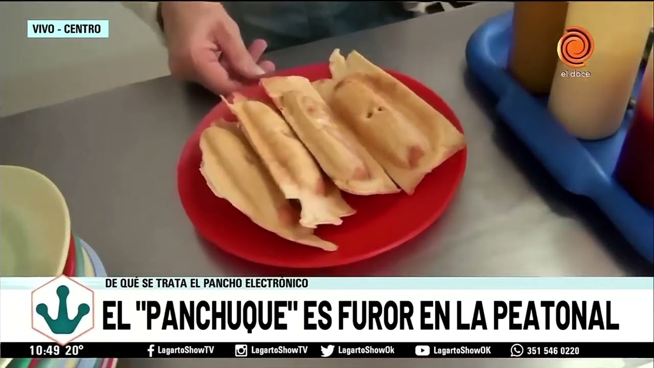 Furor por el pancho electrónico panchuque en la peatonal de Córdoba