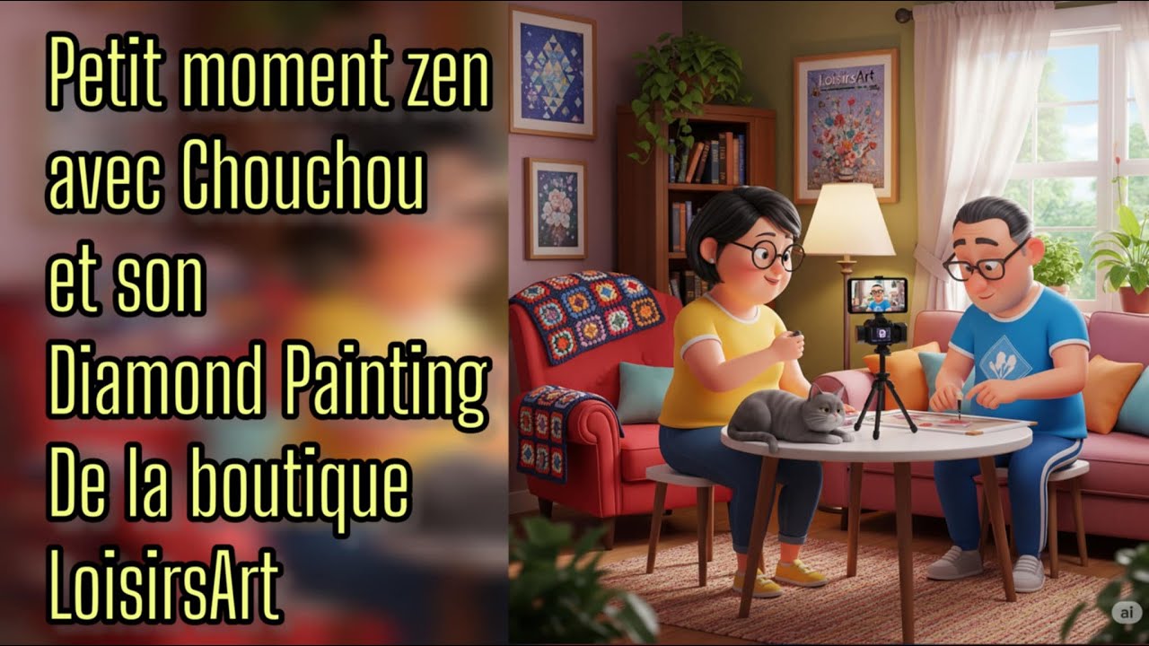 Petit moment zen avec chouchou et son DP de la boutique LoisirsArt