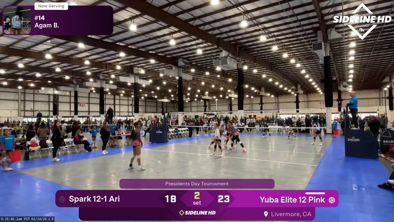 Yuba Elite 12 Pink vs. Spark 12-1 Ari (2026.02.14)