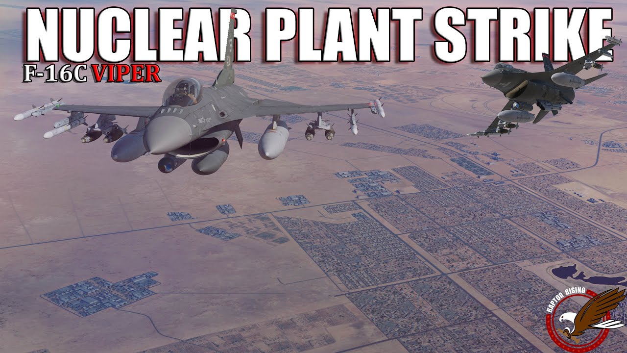 Nuclear Plant Attack - The Viper Does It All! | DCS F-16C Viper Multi-Aircraft Strike! | 4K 60 FPS