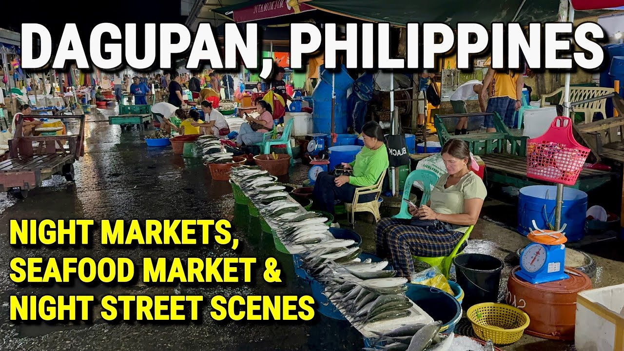 DAGUPAN CITY, PHILIPPINES 🇵🇭 Pangasinan Seafood Market, Street Food Night Markets & Local Nightlife!